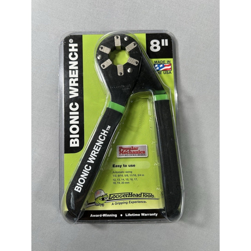 Bionic Wrench - NEW Loggerhead Tools Made In USA 8 Inch